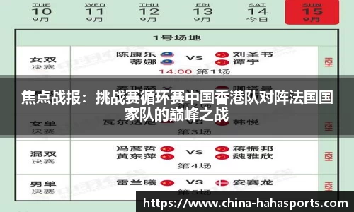 焦点战报：挑战赛循环赛中国香港队对阵法国国家队的巅峰之战